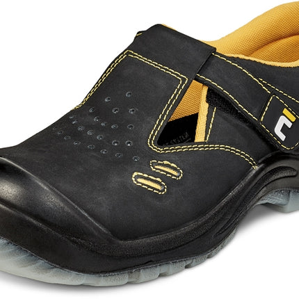 Sandale de protectie Cerva BK TPU MF S1P, cu bombeu compozit si lamela