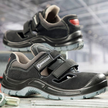 Sandale de protectie Ardon GEARSAN S1, cu bombeu metalic