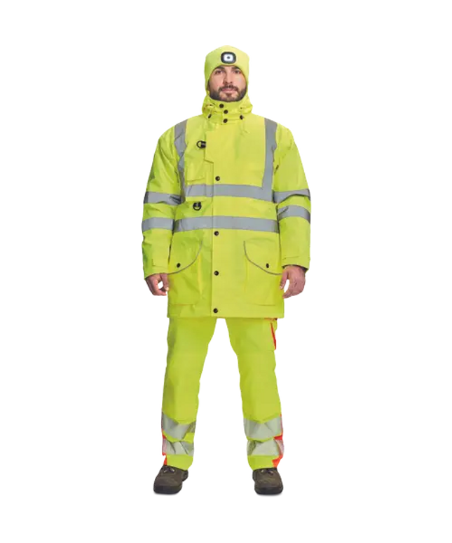 Jacheta reflectorizanta softshell Cerva KNOXFIELD HVPS, 100% poliester, 290 gr/mp