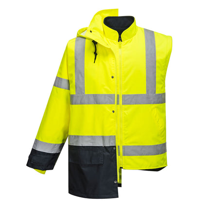 Scurta de iarna reflectorizanta Portwest EXECUTIVE 5IN1 S768, 100% poliester, 190 gr/mp