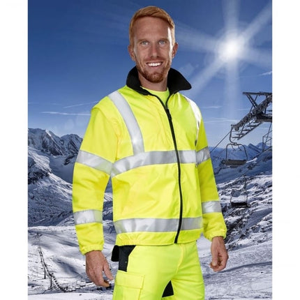 Scurta reflectorizanta, impermeabila de iarna Ardon HI WAY 4IN1, 100% poliester Oxford 300D, cu maneci detasabile
