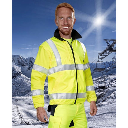 Scurta reflectorizanta, impermeabila de iarna Ardon HI WAY 4IN1, 100% poliester Oxford 300D, cu maneci detasabile