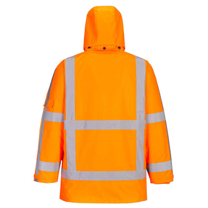 Scurta reflectorizanta vatuita de iarna 3IN1 Portwest R461, 100% poliester, 300D Oxford