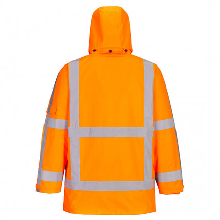 Scurta reflectorizanta vatuita de iarna 3IN1 Portwest R461, 100% poliester, 300D Oxford