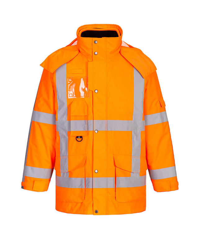 Scurta reflectorizanta vatuita de iarna 3IN1 Portwest R461, 100% poliester, 300D Oxford