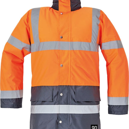 Jacheta reflectorizanta vatuita de iarna Cerva CLOVELLY PILOT 2IN1, 100% poliester, cu maneci detasabile