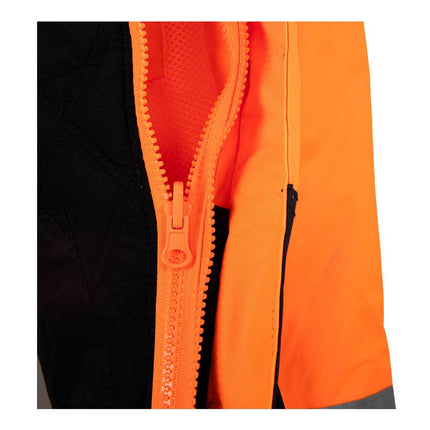 Scurta reflectorizanta vatuita de iarna Renania FINLAND 3IN1, 100% PES Oxford, impermeabila