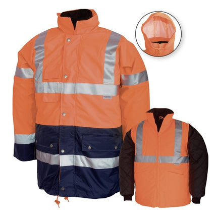 Scurta reflectorizanta vatuita de iarna Renania FINLAND 3IN1, 100% PES Oxford, impermeabila
