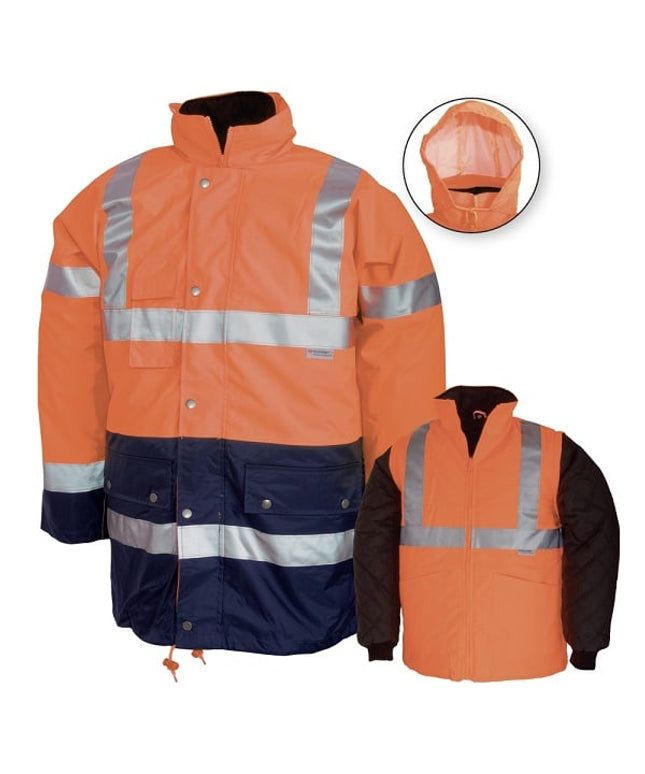 Scurta reflectorizanta vatuita de iarna Renania FINLAND 3IN1, 100% PES Oxford, impermeabila