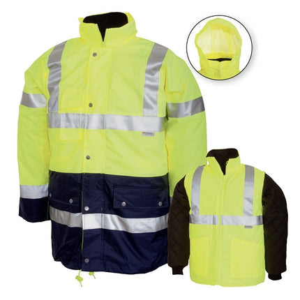 Scurta reflectorizanta vatuita de iarna Renania SWEDEN 3IN1, 100% PES Oxford, impermeabila
