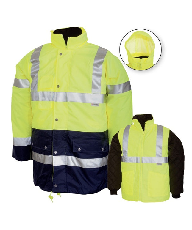 Scurta reflectorizanta vatuita de iarna Renania SWEDEN 3IN1, 100% PES Oxford, impermeabila