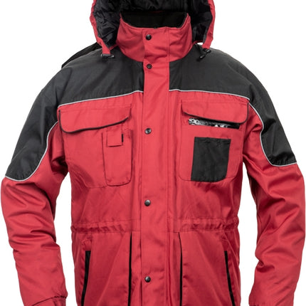 Jacheta reflectorizanta vatuita de iarna Cerva CLOVELLY PILOT 2IN1, 100% poliester, cu maneci detasabile