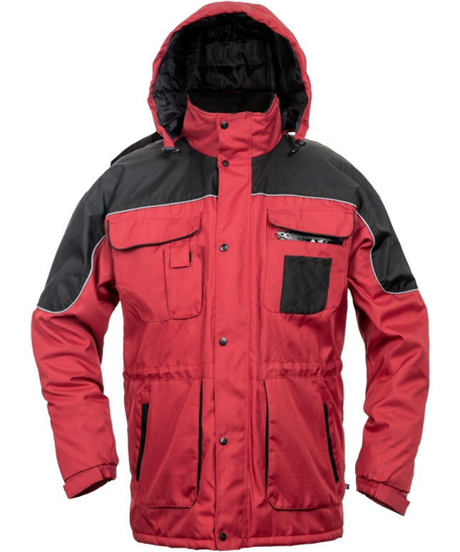 Jacheta reflectorizanta vatuita de iarna Cerva CLOVELLY PILOT 2IN1, 100% poliester, cu maneci detasabile