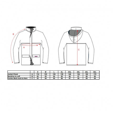 Scurta vatuita de iarna ignifuga Portwest SEALTEX FLAME FR46, 100% poliester, 240g