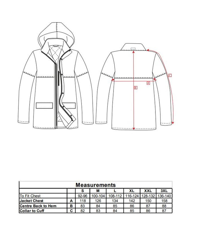 Scurta vatuita de iarna Portwest CORPORATE TRAFFIC S437, 100% poliester, 190g