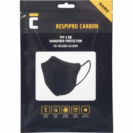 Semimasca de protectie Cerva RESPIPRO CARBON FFP2, carbon activ pentru mirosuri neplacute, 3buc