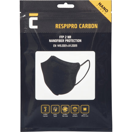 Semimasca de protectie Cerva RESPIPRO CARBON FFP2, carbon activ pentru mirosuri neplacute, 3buc