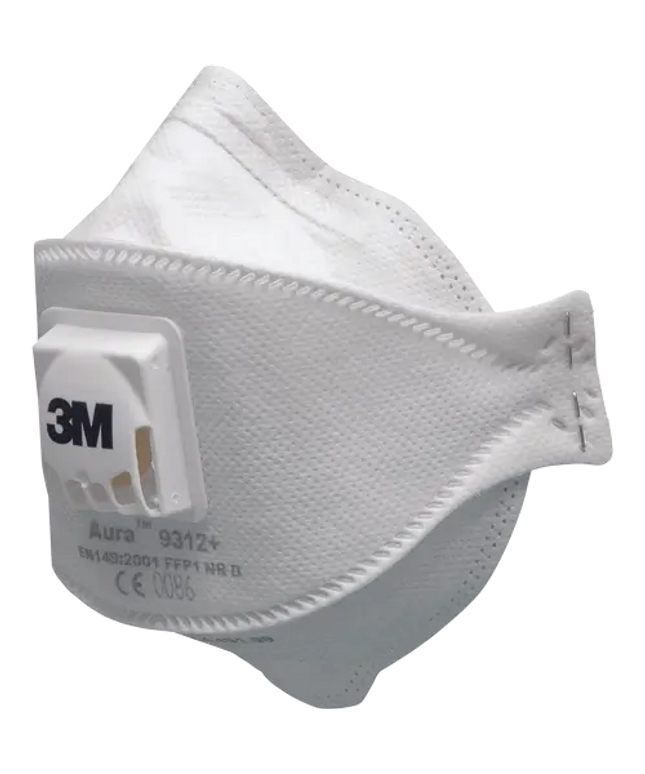 Semimasca de protectie cu supapa FFP1 3M AURA 9312, pliabila