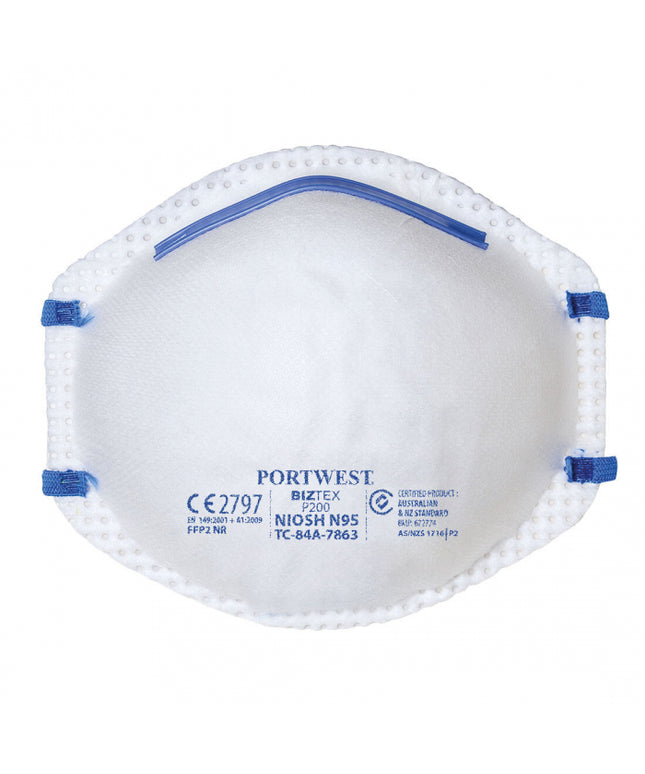 Semimasca de protectie fara supapa FFP2 Portwest BIZTEX P200, tip cupa