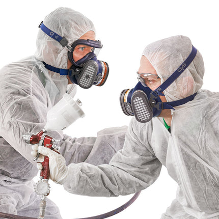 Semimasca de protectie Gvs ELIPSE cu filtre A1P3 RD incluse, vapori organici si praf, schimbabile