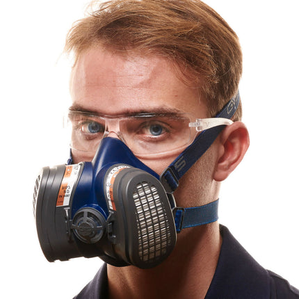 Semimasca de protectie Gvs ELIPSE cu filtre A1P3 RD incluse, vapori organici si praf, schimbabile