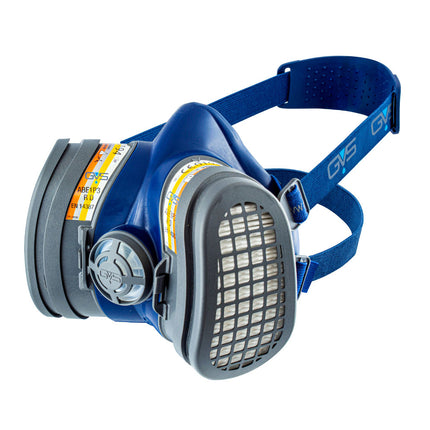 Semimasca de protectie Gvs ELIPSE cu filtre ABE1P3 RD incluse, vapori organici, anorganici si chimici, schimbabile