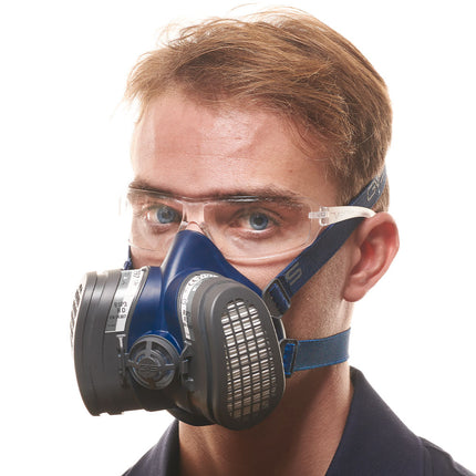 Semimasca de protectie Gvs ELIPSE cu filtre B1P3 RD incluse, gaze organice si praf, schimbabile