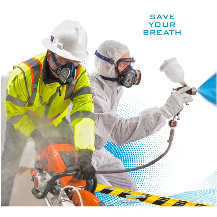 Semimasca de protectie Gvs ELIPSE cu filtre P3 RD incluse, schimbabile