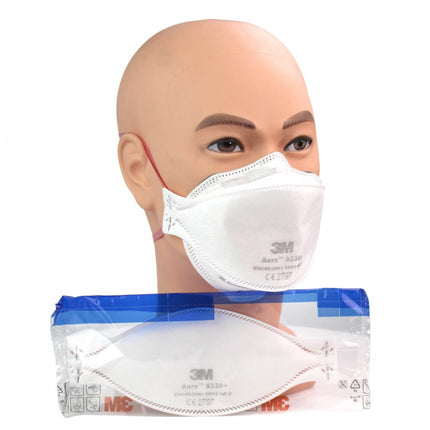 Semimasca fara supapa FFP3 3M 9330+ AURA, pliata
