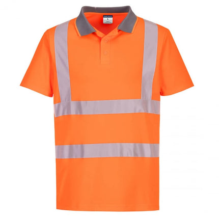 Set 6 buc x Tricou polo reflectorizant Portwest EC10, 100% poliester, 175 gr/mp