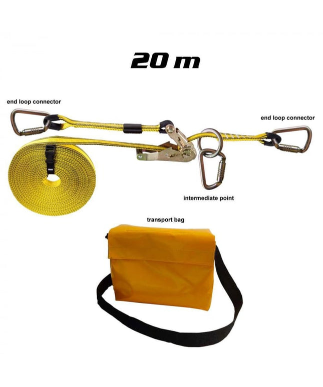 Sistem de asigurare temporar Vertiqual RAINBOW X , linia vietii, 10 metri