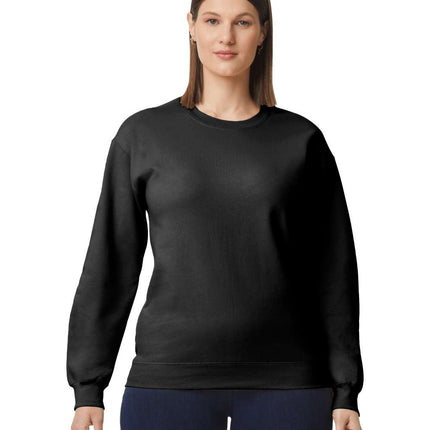 Hanorac fara gluga dama Gildan GISF000 SOFTSTYLE MIDWEIGHT, 80% bumbac, 20% poliester, 285 gr/mp