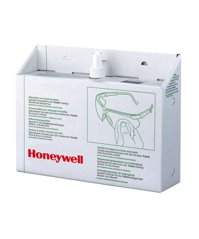 Statie de curatare pentru ochelari Honeywell, 1500 servetele, 1 spray curatare lentile