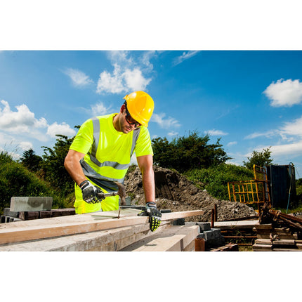 Tricou clasic reflectorizant Portwest BUMBAC CONFORT S173, bicolor, 55% bumbac, 45% poliester, 175 gr/mp