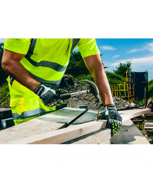 Tricou clasic reflectorizant Portwest BUMBAC CONFORT S173, bicolor, 55% bumbac, 45% poliester, 175 gr/mp