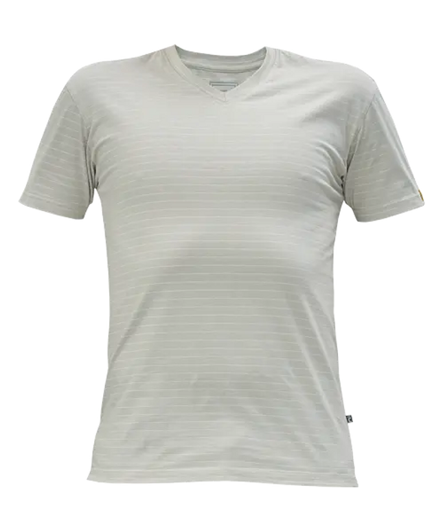 Tricou clasic Cerva NOYO ESD V, 96% bumbac, 4% fibra antistatica, 170 gr/mp