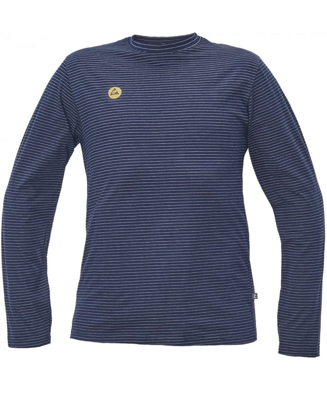 Tricou clasic cu maneca lunga Cerva NOYO ESD, 96/4 bumbac, 170 gr/mp