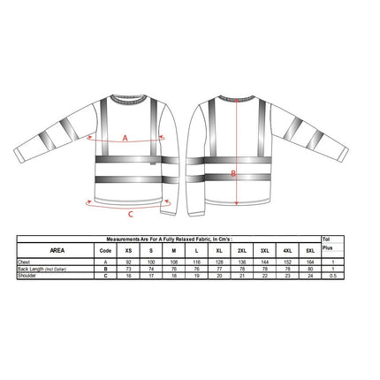 Tricou clasic cu maneca lunga HIVIS S278, 55% bumbac, 45% poliester, 175 gr/mp