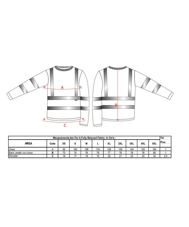 Tricou clasic cu maneca lunga HIVIS S278, 55% bumbac, 45% poliester, 175 gr/mp