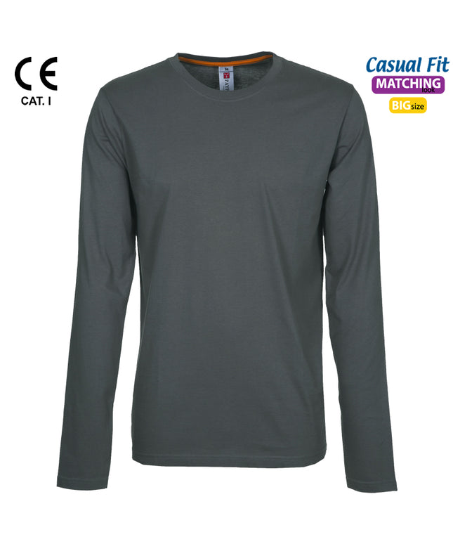 Tricou clasic cu maneca lunga Payper PINETA, 100% bumbac, 165 gr/mp