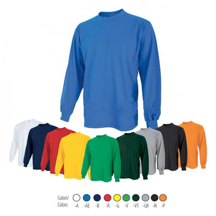 Tricou clasic cu maneca lunga Renania CLASIC LONG, 100% bumbac