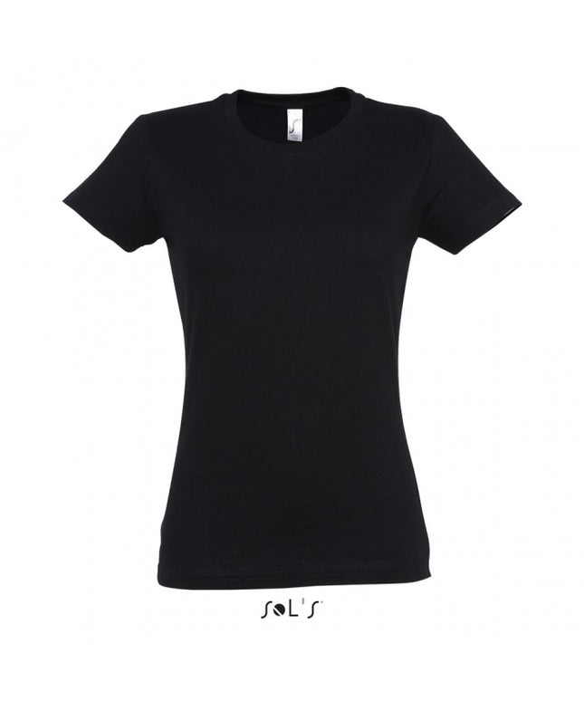 Tricou clasic dama Sols 11502 IMPERIAL, 100% bumbac, 190 gr/mp
