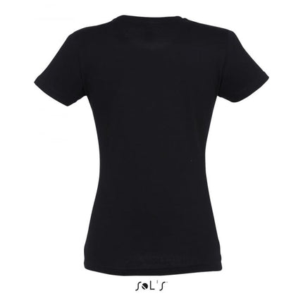 Tricou clasic dama Sols 11502 IMPERIAL, 100% bumbac, 190 gr/mp