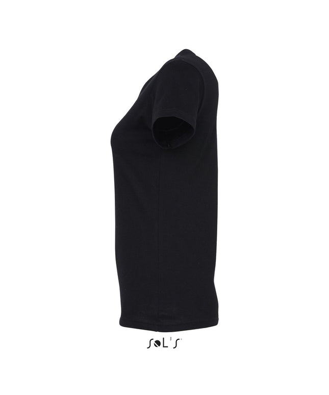 Tricou clasic dama Sols 11502 IMPERIAL, 100% bumbac, 190 gr/mp