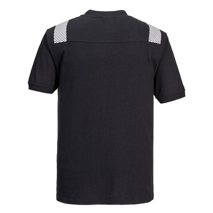 Tricou clasic de protectie ignifuga Portwest FR712, 60% modacrilic, 39% bumbac, 1% fibre carbon, 200 gr/mp