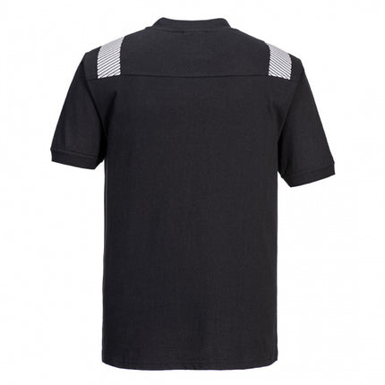 Tricou clasic de protectie ignifuga Portwest FR712, 60% modacrilic, 39% bumbac, 1% fibre carbon, 200 gr/mp