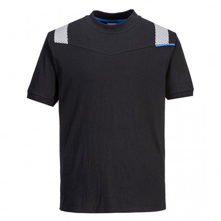 Tricou clasic de protectie ignifuga Portwest FR712, 60% modacrilic, 39% bumbac, 1% fibre carbon, 200 gr/mp