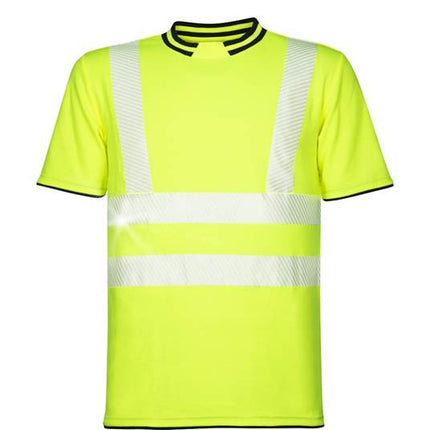 Tricou clasic reflectorizant Ardon SIGNAL, bumbac 55% - poliester 45%, 150 gr/mp