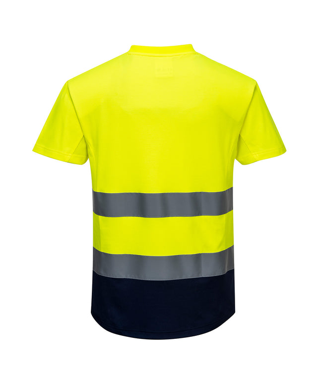 Tricou clasic reflectorizant Portwest C395, 55% bumbac, 45% poliester, 175 gr/mp