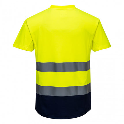 Tricou clasic reflectorizant Portwest C395, 55% bumbac, 45% poliester, 175 gr/mp